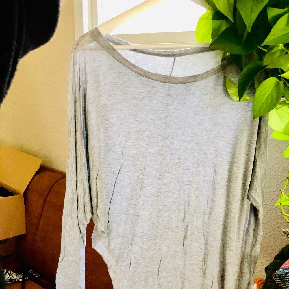 Light Gray Bat-wing Dress/Tunic